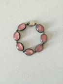 N.E. From Sterling Silber Armband mit rosa Quarz