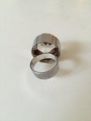 N.E.From Sterling Sølv Ring med Stor Sten