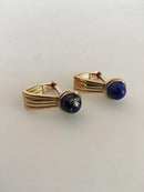 Ole Lynggaard 14K Gold Cufflinks with Lapis Stones