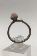 Ole Lynggaard Sterling Sølv Lotus Ring (Blush Månesten)