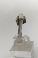 (Ole W Jacobsen) Sterling Sølv / Guld Ring med ædelsten