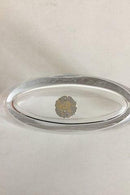 Ovale Vase Nr. 2769 von Orrefors. Mädchen schaut den Mond an