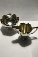 P Hertz Silver Sugar Bowl ad Creamer