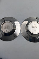 Peter Hertz Sterling Sølv / Emalje Skåle Sæt (12)