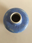 Rorstrand Art Nouveau Vase Crystalline in Blue