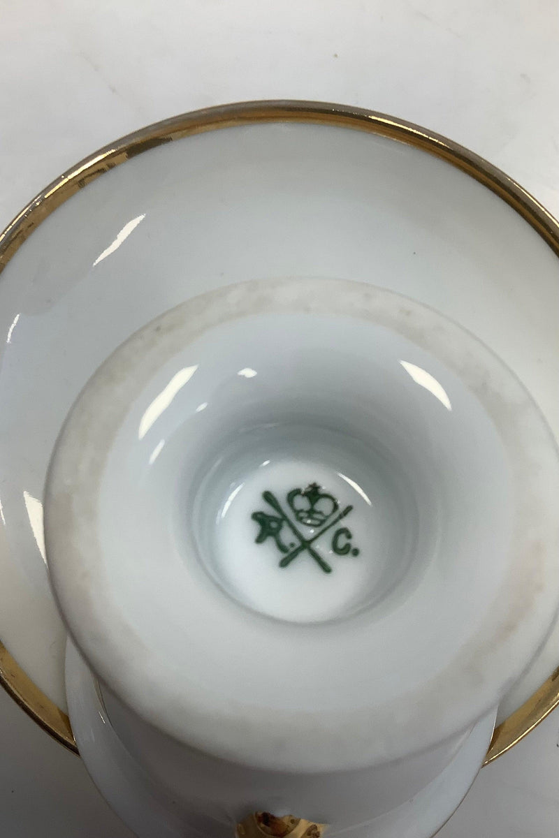 Rosenthal Mocha and saucer with gold