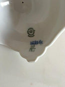 Royal Copenhage Grøn Blomst Par Lysestager No 1711