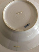 Royal Copenhagen Antiker tiefer Teller mit Blumendekoration