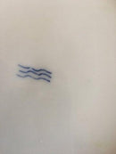 Royal Copenhagen Antik Hvid Tallerken fra 1790-1810