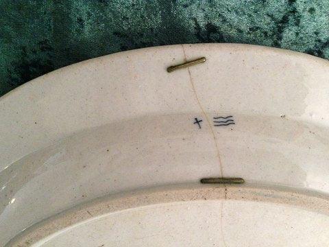 Royal Copenhagen Antik Musselmalet ovalt Fad