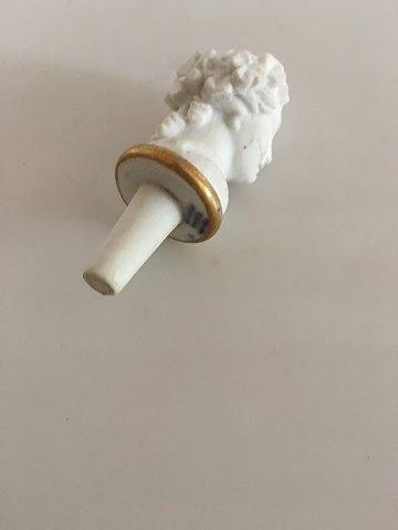 Royal Copenhagen Antik Prop i Bisque med motiv af Græsk/Romersk hoved