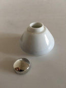 Royal Copenhagen Art Nouveau Beholder No 1127/2481 med Sølvlåg