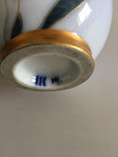 Royal Copenhagen Art Nouveau tidlig vase med Iris og guld