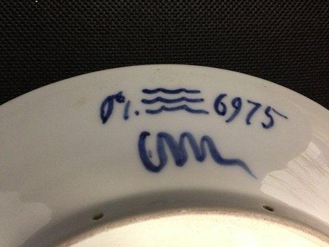 Royal Copenhagen Art Nouveau Unika Vægtallerken af Carl Mortensen med edderkoppespind fra Januar 1899