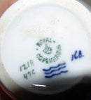 Königliche Kopenhagener Jugendstilvase mit Anton Michelsen-Sterlingsilberfassung von 1914