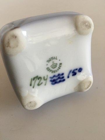 Royal Copenhagen Art nouveau Vase med fugle No 1724