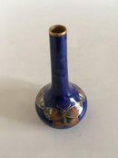 ロイヤルコペンハーゲン アールヌーヴォー 金装飾付夏草花文花瓶 No 1638/202