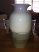 Royal Copenhagen Jugendstil-Vase mit Windmühle Nr. 2634/2983