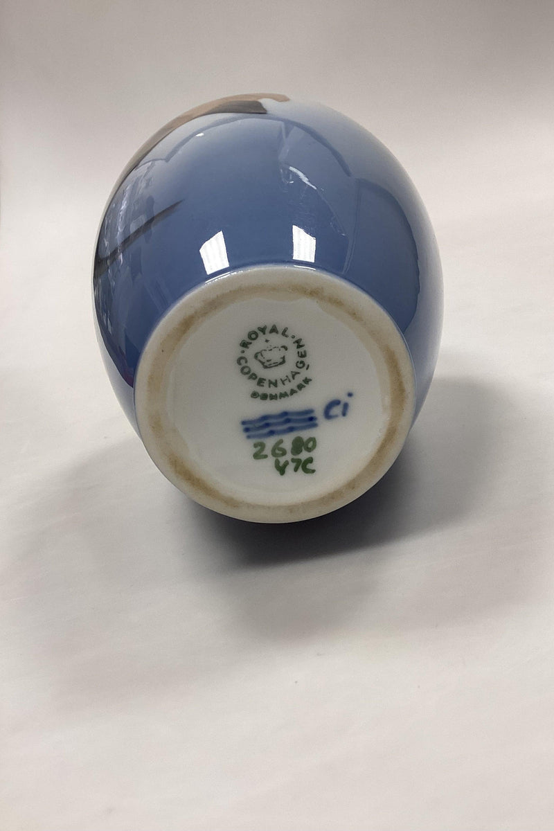 Royal Copenhagen Art Nouveau vase No. 2680/47C