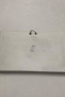 Royal Copenhagen Biscuit Plate Biscuit Bacchante holding a bunch of grapes in the air for a little satyr No 85