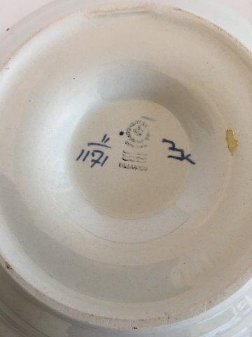 Royal Copenhagen "Blå Tranquebar" Marmelade Krukke med Låg No. 1171