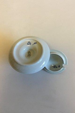 Royal Copenhagen Blå Tranquebar Sennepskrukke No. 1010