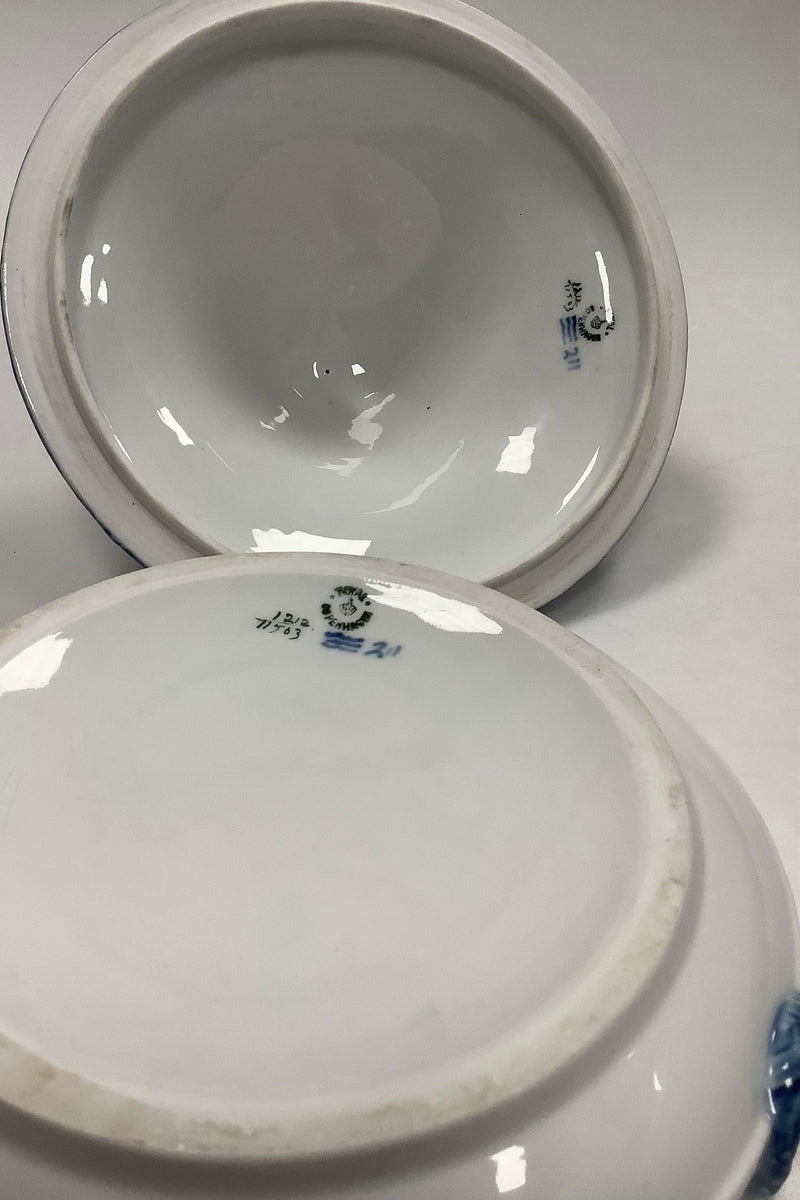 Royal Copenhagen Blå Vifte Ragoutfad med Låg No. 11503