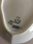 Royal Copenhagen Brown Rose Oval Asiet No 9025