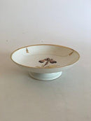 Royal Copenhagen Brown Iris Cake Bowl on Short Foot No 9269