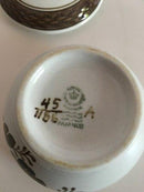 Royal Copenhagen Brown Tranquebar Small Sugar Bowl No 1188
