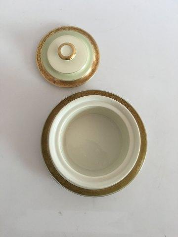 Royal Copenhagen Dagmar Marmeladenschüssel mit Deckel auf Untertasse Nr. 9733