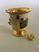 Royal Copenhagen Empire Lion Kop med motiv af København fra 1820-1850.