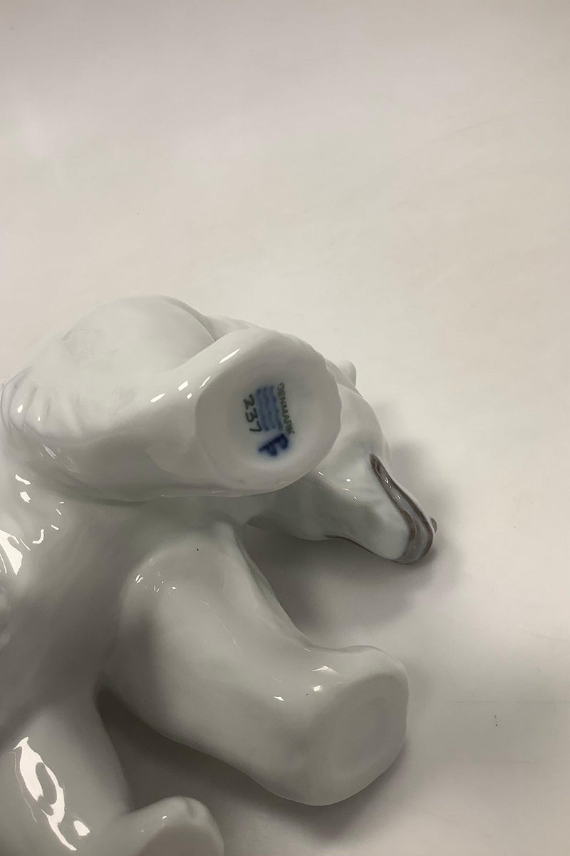 Royal Copenhagen Figur Bjørnefar/Stående hvid Bjørn No. 237