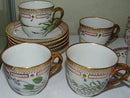 Royal Copenhagen Flora Danica Kaffekopper sæt på 6 No 3597