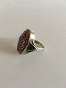 Royal Copenhagen Gilded Silver Ring with Jais Nielsen Ornament