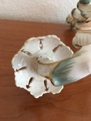 Royal Copenhagen Fuld Saksisk Blomst 4-armet lysestager No 1506