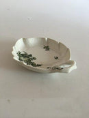 Royal Copenhagen Green Flower Leaf Dish No 1597