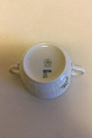 Royal Copenhagen Green Flower Curved Bouillon Cup No 1552