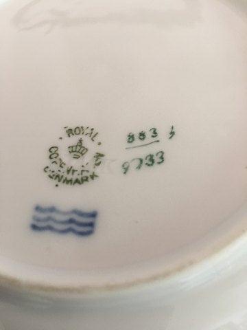 Royal Copenhagen Golden Horns with Orange Band Marmelade Bowl (without lid) No 883