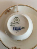 Royal Copenhagen Guldkurv Kaffekop og Underkop No 9452