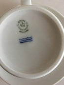 Royal Copenhagen Hvid Domino Kaffekop med underkop