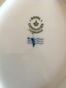 Royal Copenhagen Josephine White Curved Leaf Shaped Assiette