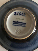 Royal Copenhagen Kresten Bloch Small Dish No 21602 with Blue Glaze