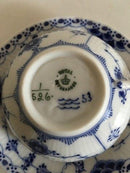 ロイヤルコペンハーゲン ブルーフルーテッドハーフロンド コーヒーカップ＆ソーサー No 526