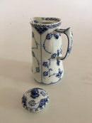 ロイヤルコペンハーゲン ブルーフルーテッドスモールチョコレートジャグ（蓋付き） no.508