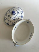 Royal Copenhagen Musselmalet Halvblonde Ovalt Ragoutfad med Låg No 622