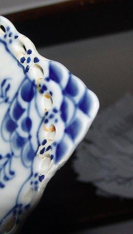 Royal Copenhagen Musselmalet Helblonde Sauceskeskål med låg og underfad No 1106