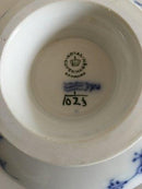 Royal Copenhagen Blue Fluted Full Lace Bowl on foot No 1023