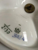 Royal Copenhagen Musselmalet Riflet Cabaretfad med 4 Skåle No. 2130