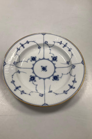 Royal Copenhagen Musselmalet Riflet Dybtallerkener med Guld